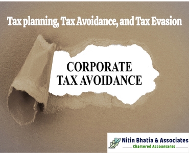 Tax planning, Tax Avoidance, and Tax Evasion